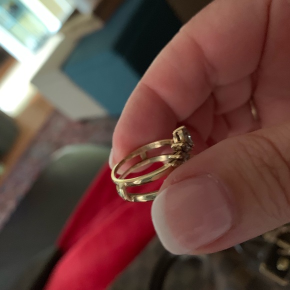 18k Solid Gold w 1 carat diamonds ring wrap - Picture 4 of 7